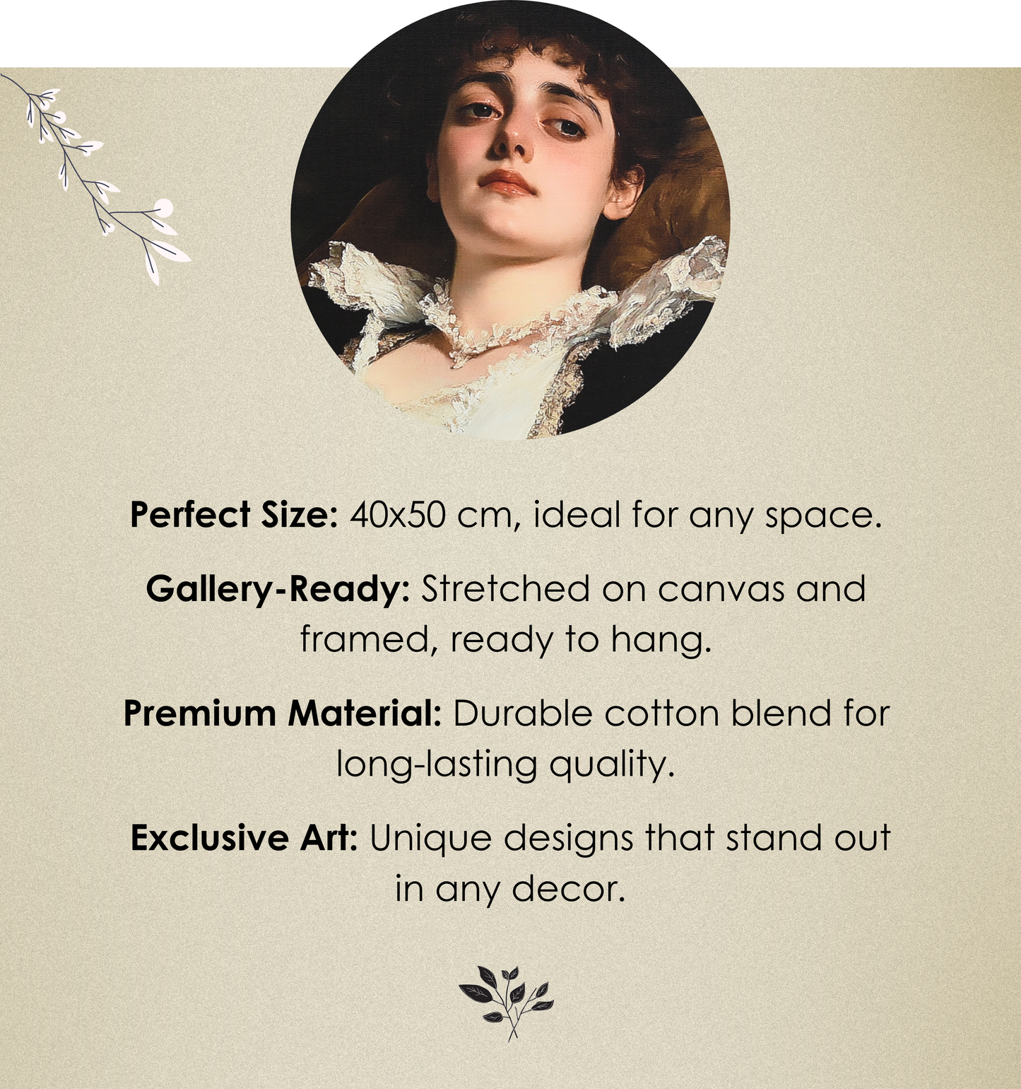 "The Light Inside Is Broken" Canvas Poster – Framed Artwork, 40x50 cm